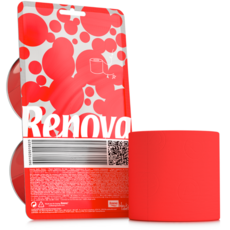 Renova 滾筒式檀香彩色卷紙 紅色 （2入）, 1組, 2捲, 1610cm