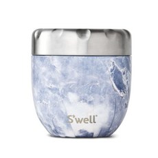 Swell Eats 隔熱食物罐 + 準備碗, 473ml, 藍色花崗岩