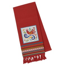 DESIGN IMPORTS 鳥裝飾洗碗巾, 1個, 混色