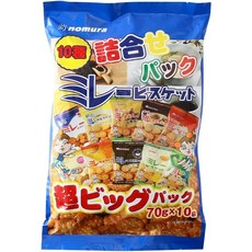 nomura 野村美樂 綜合口味小圓餅 10包入, 1袋, 70g