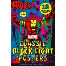 (英文圖書) Marvel Classic Black Light Collectible Poster Portfolio 精裝版, Abrams Comicarts, 英文
