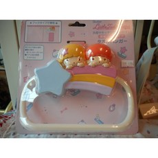 凡爾賽生活精品 全新日本進口雙子星造型門後勾毛巾架 可愛卡通門後掛勾 毛巾架, 粉紅色, 1個