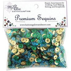 buttons galore&more 混合亮片飾品配件 20g, 1個, 嘉年華