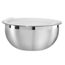 OGGI 附蓋攪拌盆, 不鏽鋼 + 白色, 1個