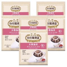 OGAWA 小川珈琲 低咖啡因摩卡滴漏咖啡, 10g, 3個, 7入