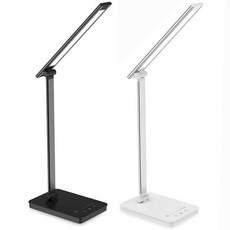 MSC 高亮度LED檯燈JB502，觸控調光，多角度調整，節能護眼, 黑色