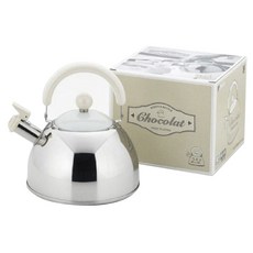 YOSHIKAWA 吉川 巧克力色笛音壺, 1個, 白色, 2.5L