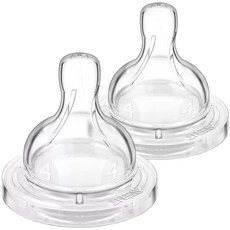 PHILIPS 飛利浦 AVENT 新安怡 防脹氣奶嘴, 2入, 6個月以上