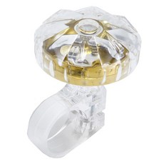 TOKYO BELL鑽石自行車鈴, 1個, 透明+金色