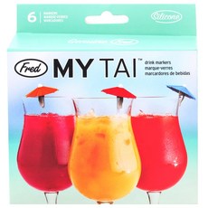 Fred 飲料裝飾專用模型雨傘 6入, 1個, 混色
