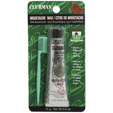 CLUBMAN 鬍鬚蠟+刷具套組, 1個, 14g