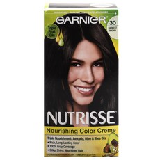 GARNIER 卡尼爾 Nutris Nergy Color Cream, 1個, 30 最深的棕色