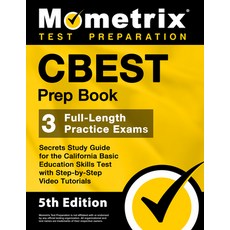 (英文圖書) CBEST Prep Book - 3 Full-Length Practice Exams Secrets Study Guide for the California Basic ... 平裝版, Mometrix Media LLC, 英文