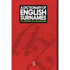 (英文圖書) A Dictionary of English Surnames 平裝版, Routledge, 英文