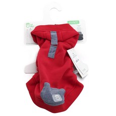 Elasto-Fit Kevin狗狗連帽T恤, 紅色, 1個