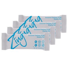 ZiNG 椰子腰果酥脆活力棒, 4包, 50g