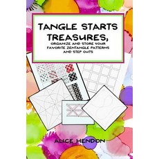 (英文圖書) Tangle Starts Treasures: Organize and Store Your Zentangle Patterns and Step Outs 平裝版, Createspace Independent Pub..., 英文