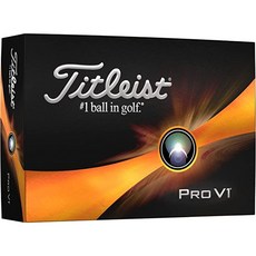 Titleist Pro V1高爾夫球, 1盒, 12顆, 白色