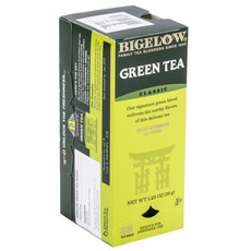 BIGELOW 橘子肉桂風味茶茶包 28入, 綠茶經典, 36克