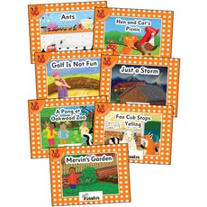 (英文圖書)Jolly Phonics Orange Level Readers Complete Set: In Print Letters (American Engl... 平裝版, Jolly Phonics, 英文
