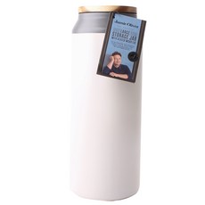 Jamie Oliver 帶金合歡木蓋的儲物罐, 1個