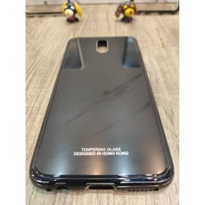 Phonebao OPPO R17/R17 Pro 金屬邊框鋼化背殼 PC背板 耐磨 防刮 保護殼, 黑