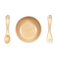 SADOMAIN 仙德曼 山毛櫸車造型兒童餐具組 （碗/叉/匙）