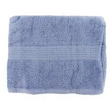 J & M Home Fashions 普羅旺斯浴巾 8630 68.6 x 132.1cm, 1個, 煙燻藍