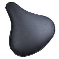 常規款凝膠自行車坐墊套, 1個, 黑色
