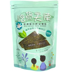 【吃貨天使】岩烤厚片海苔原味5包組 - 酥脆涮嘴，休閒零食首選, 45g, 5個