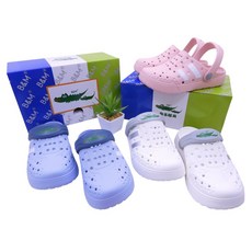 母子鱷魚 童心洞洞波波鞋 (EVA材質 兩穿 蜂窩防滑)