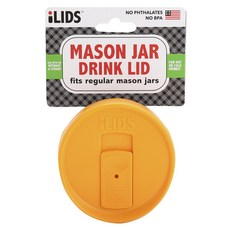 iLIDS 適合梅森罐飲料蓋常規, 橘子, 1個