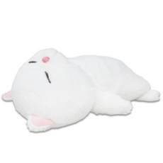 棒貓 躺平貓娃娃 S size 睡覺貓 療癒貓 貓咪玩偶 全店免運, 白色, 1