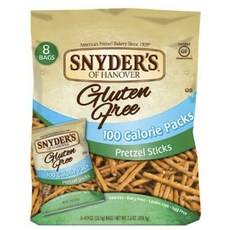 SNYDER'S 無麩質椒鹽脆餅棒 8入, 1包, 204.1g