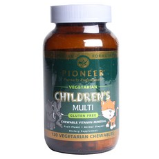 PIONEER 複合維生素礦物質素食咀嚼錠, 1瓶, 120顆