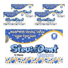 Stevia 無糖口香糖, 60入, 1.25g