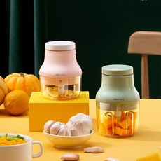 無線電動多功能絞碎機 (適用絞肉/蒜泥/副食品), 綠色250ml