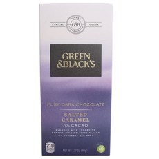 GREEN&BLACK'S 鹽焦糖70%黑巧克力, 1片, 90g