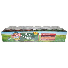 EARTH'S BEST 孩童泥狀副食品罐 4入, 12入, Carrots+Peas Brown Rice+Sweet Potatoes+Winter Squash