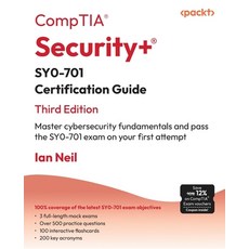 (英文圖書) CompTIA Security+ SY0-701 Certification Guide - Third Edition: Master cybersecurity fundament... 平裝版, Packt Publishing, 英文