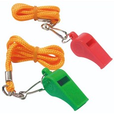 彩色塑膠口哨組：防身、加油、求救、裁判、啦啦隊多用途哨子, 彩色, 1個