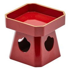 HAKOYA 日式迷你香氛擺設盤 6.2*6.2*5.8cm, 1個, 紅色