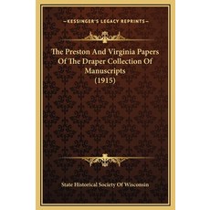 (英文圖書) The Preston And Virginia Papers Of The Draper Collection Of Manuscripts (1915) 精裝版, Kessinger Publishing, 英文