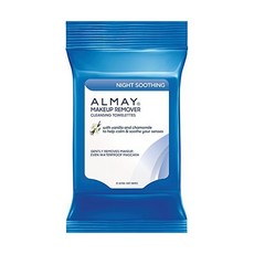 ALMAY 卸妝潔面巾 19 x 18.5cm, 夜間舒緩, 1入, 25件