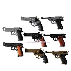 IWAKO 造型橡皮擦 (GUN), Handgun(灰), 灰, 1個