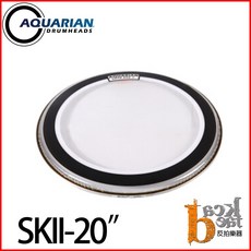 AQUARIAN SKII20 20吋 大鼓鼓皮 雙層鼓膜, 詳見包裝, 1個