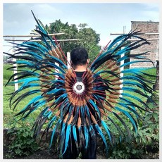 印地安酋長帽 羽毛翅膀 cosplay 酋長帽 翅膀 巴西嘉年華 (含運特價中!)