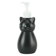 Hashy 貓咪浴室分裝瓶 S號, 1個, 黑色