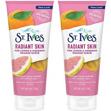 ST.Ives 聖艾芙 粉色檸檬柑橘磨砂防曬乳, 2個, 170克