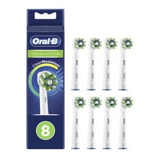 Oral-B 歐樂B CROSS ACTION Clean Maximiser電動牙刷頭補充包 8支, 1個, 單品